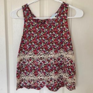 LIKE NEW! Floral Tank